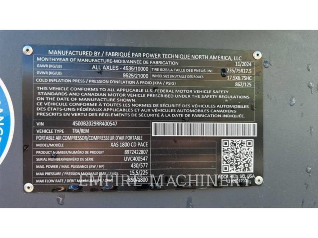 Atlas Copco XAS1800CD Kompresory