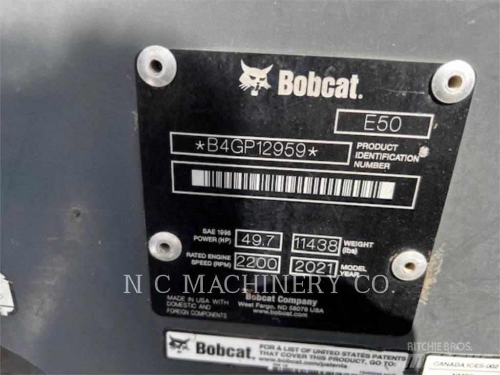 Bobcat E50 Pásové rýpadlá