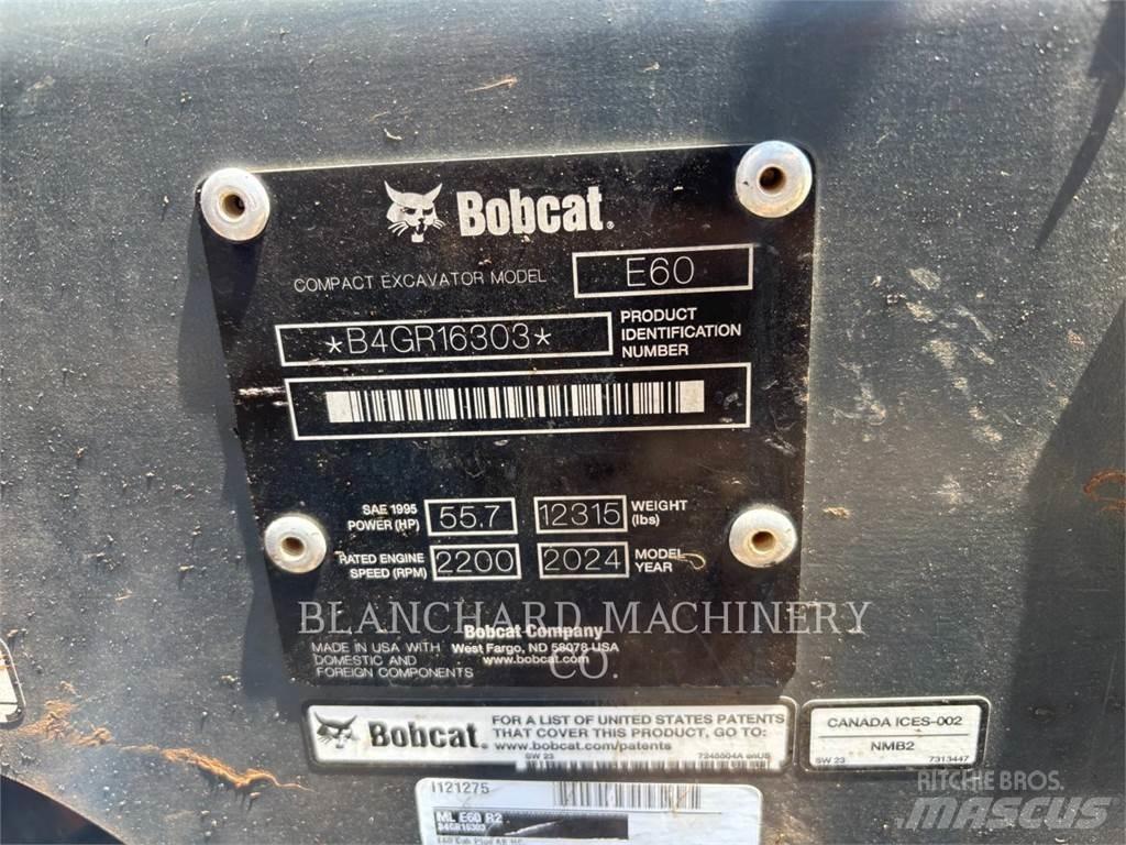 Bobcat E60 Pásové rýpadlá