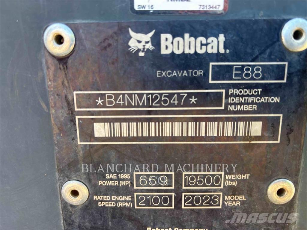 Bobcat E88 Pásové rýpadlá
