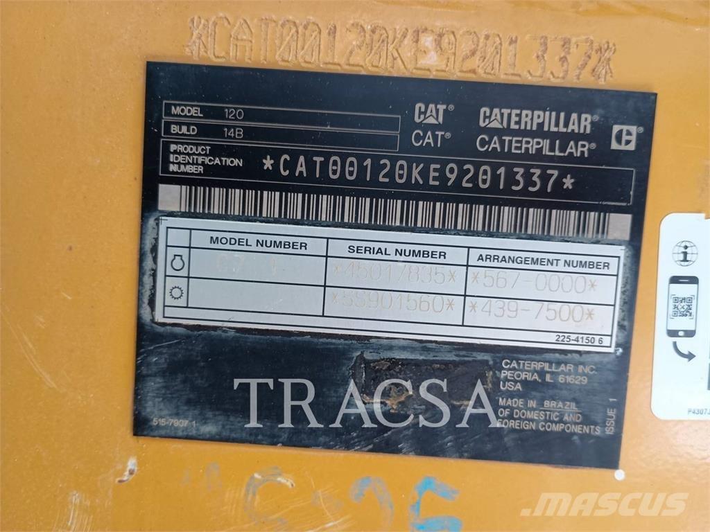 CAT 120 Grejdery
