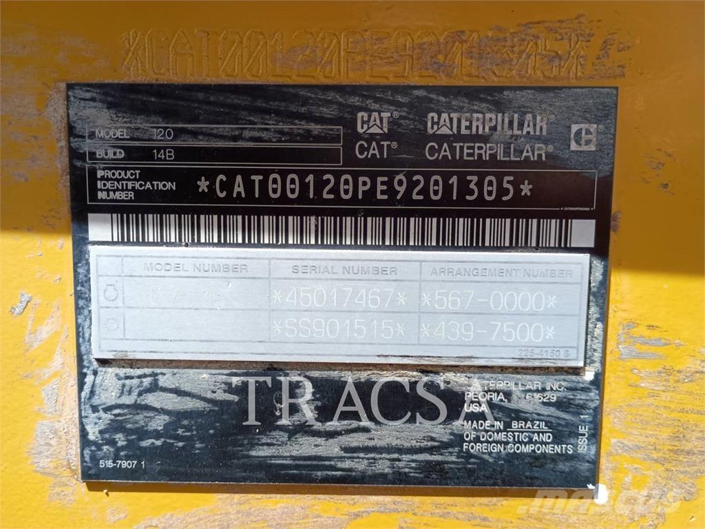 CAT 120 Grejdery