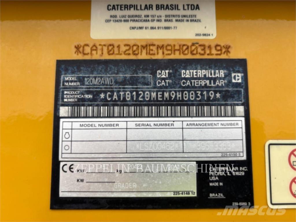 CAT 120M Grejdery