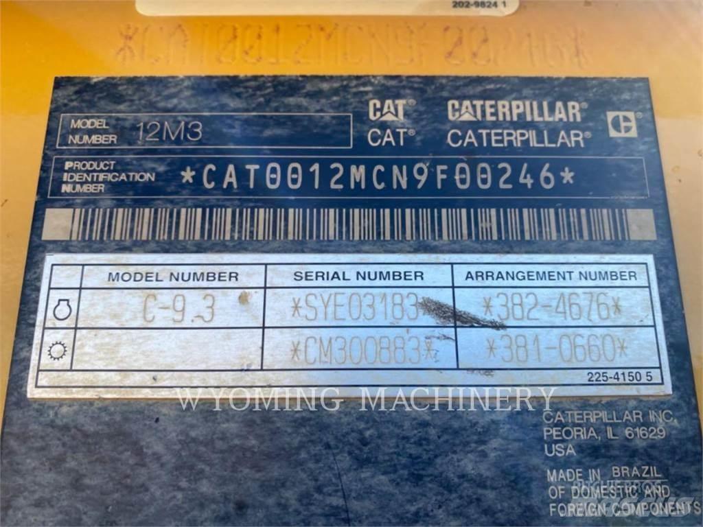 CAT 12M 3 Grejdery