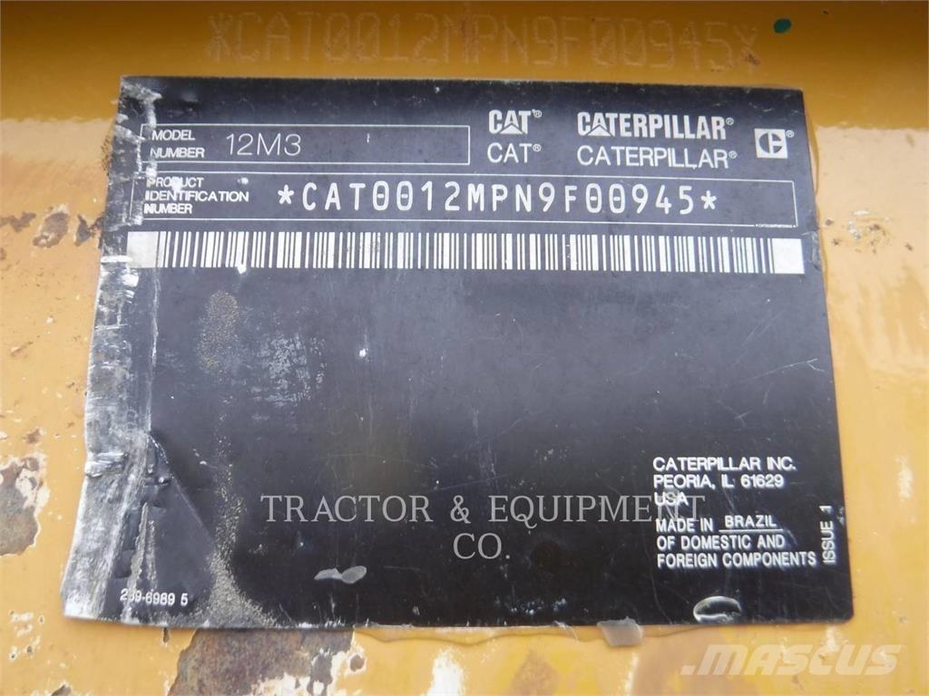 CAT 12M3 Grejdery
