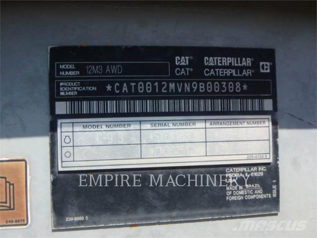 CAT 12M3 AWD Grejdery
