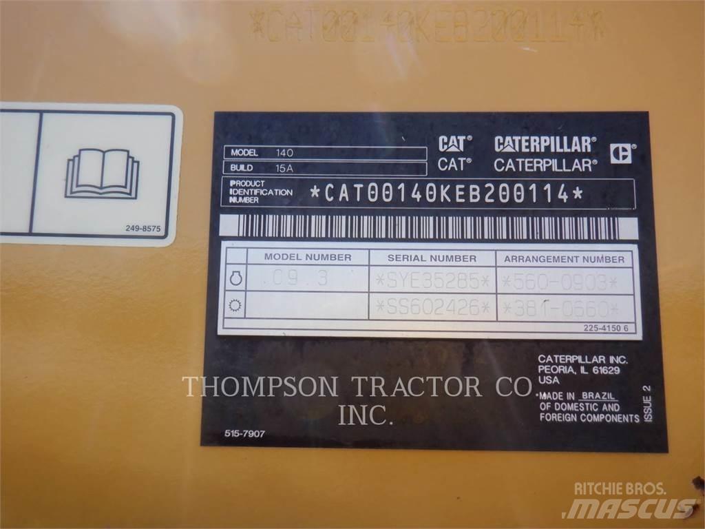 CAT 140 Grejdery