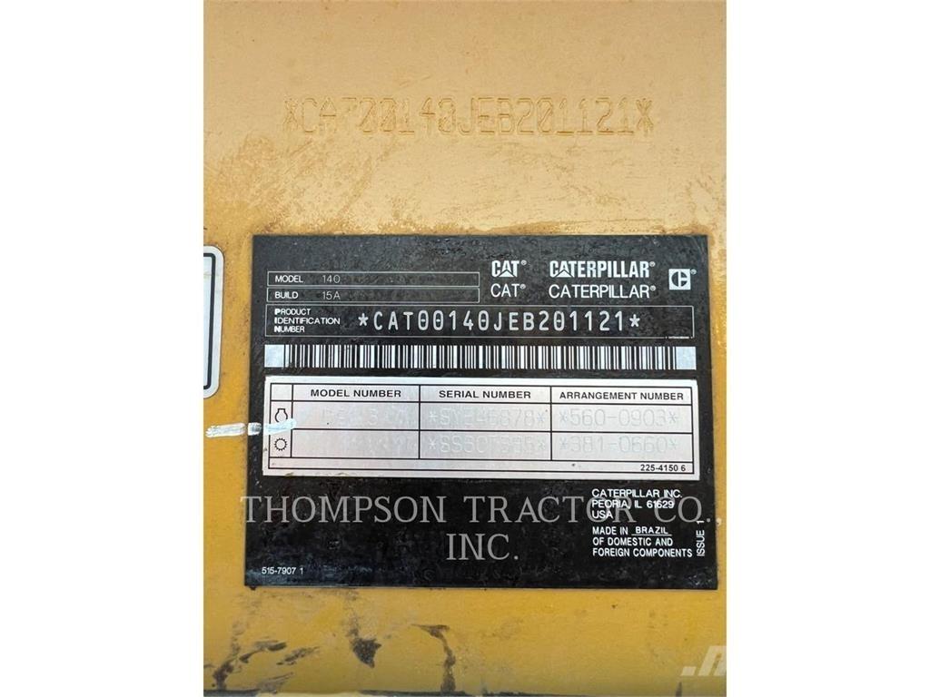 CAT 140 Grejdery