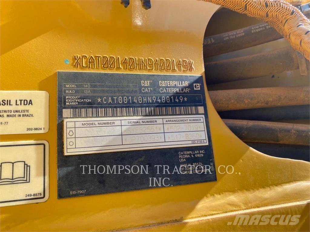 CAT 140 Grejdery