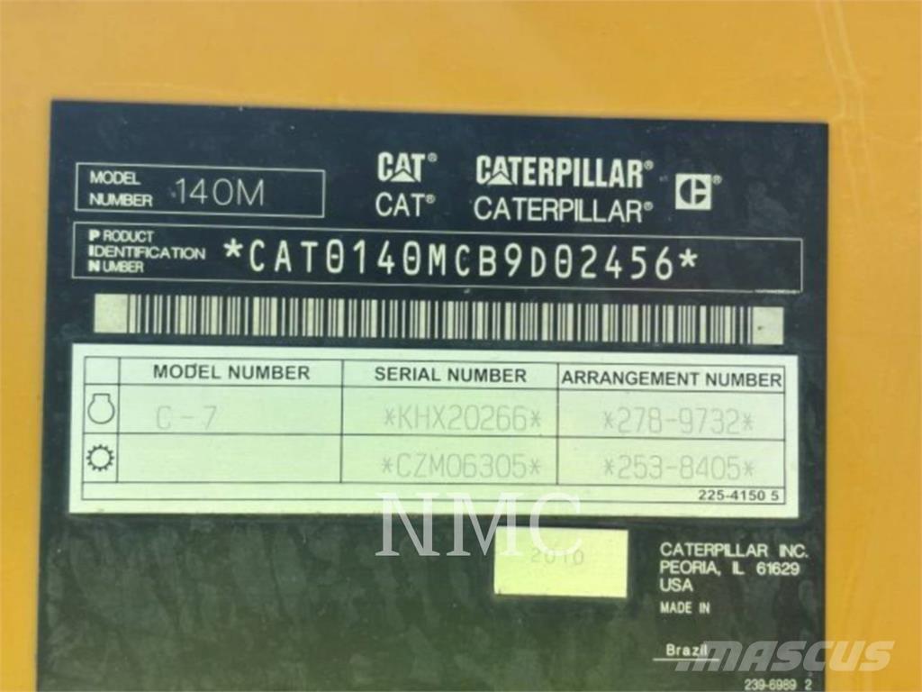 CAT 140M Grejdery