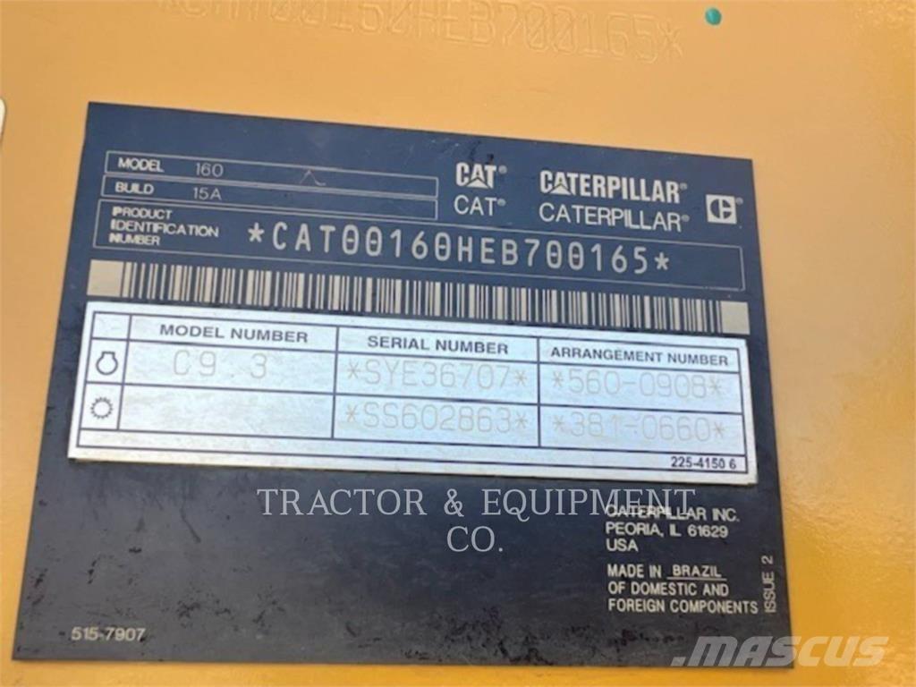 CAT 160-15AWD Grejdery