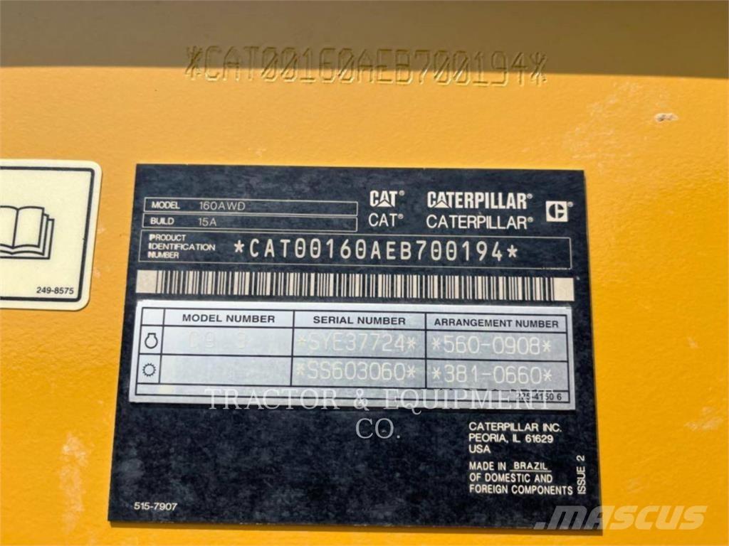 CAT 160 AWD Grejdery