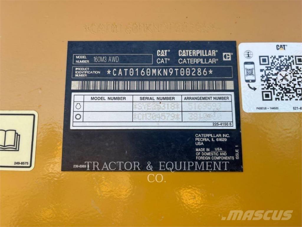 CAT 160M3 AWD Grejdery