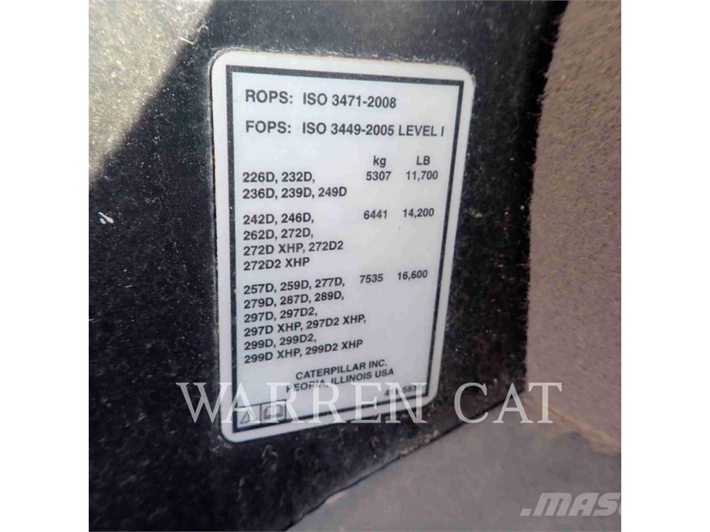 CAT 236D Šmykom riadené nakladače