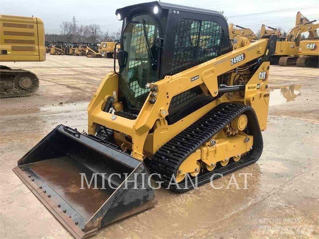 CAT 249D3 AQB Šmykom riadené nakladače