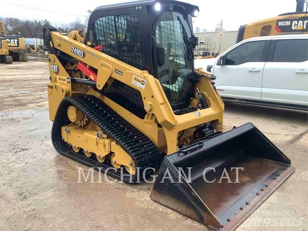 CAT 249D3 AQB Šmykom riadené nakladače