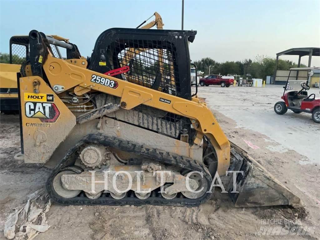 CAT 259D Pásové dozéry
