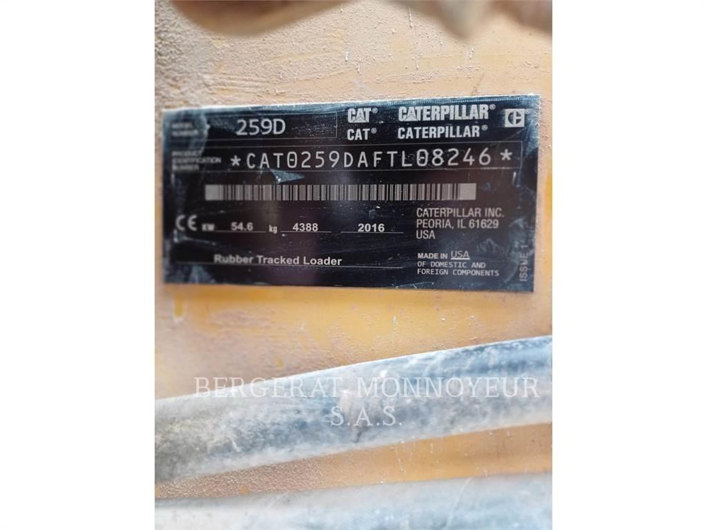 CAT 259D Pásové nakladače