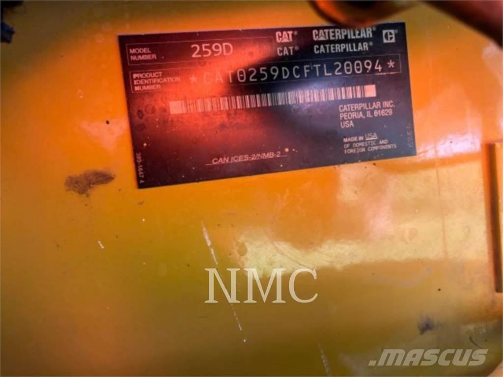 CAT 259D Šmykom riadené nakladače