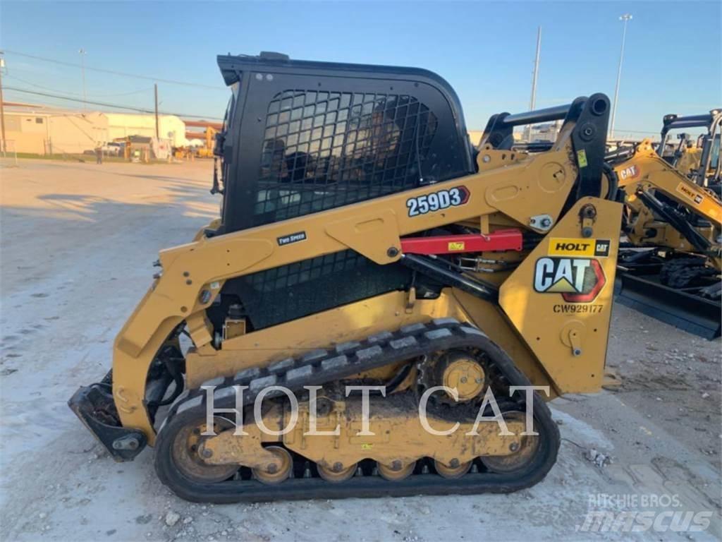 CAT 259D CAB Šmykom riadené nakladače