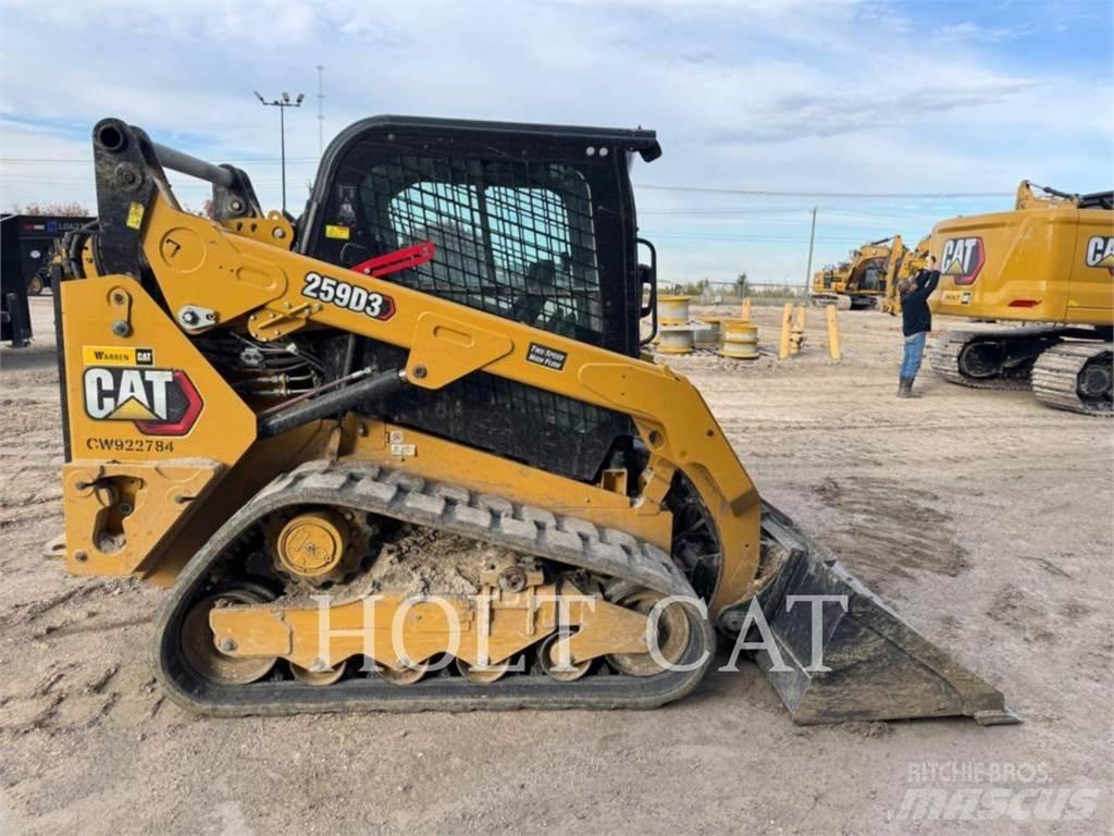 CAT 259D3 Šmykom riadené nakladače