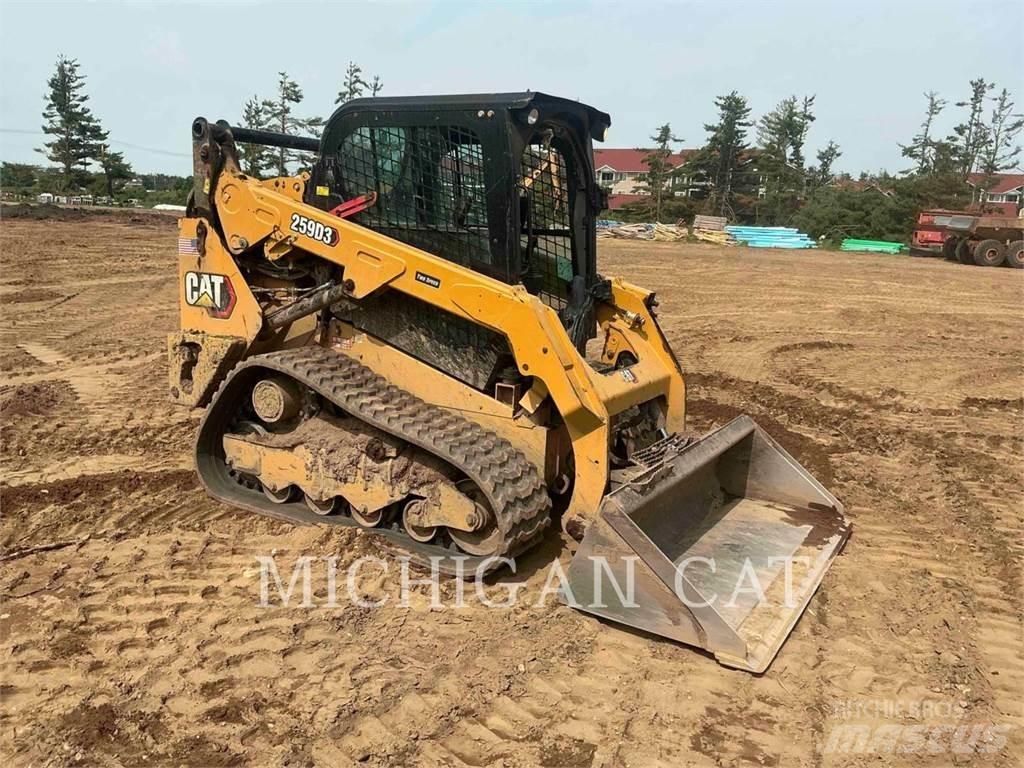 CAT 259D3 AQ Šmykom riadené nakladače