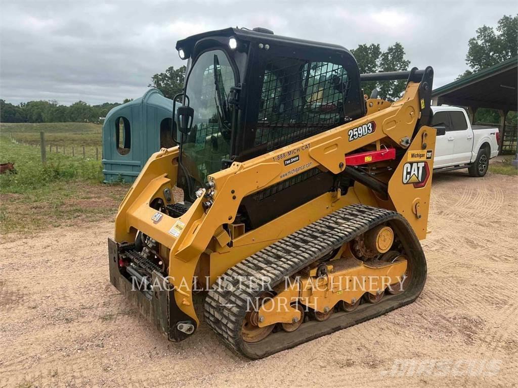 CAT 259D3 AQB Šmykom riadené nakladače