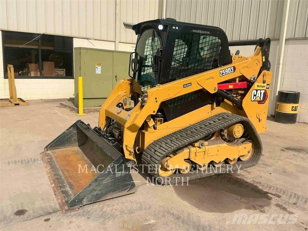 CAT 259D3 AQB Šmykom riadené nakladače