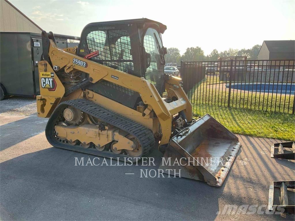 CAT 259D3 AQB Šmykom riadené nakladače