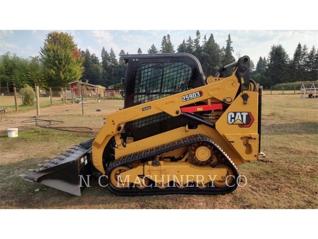 CAT 259D3 H2CB Šmykom riadené nakladače