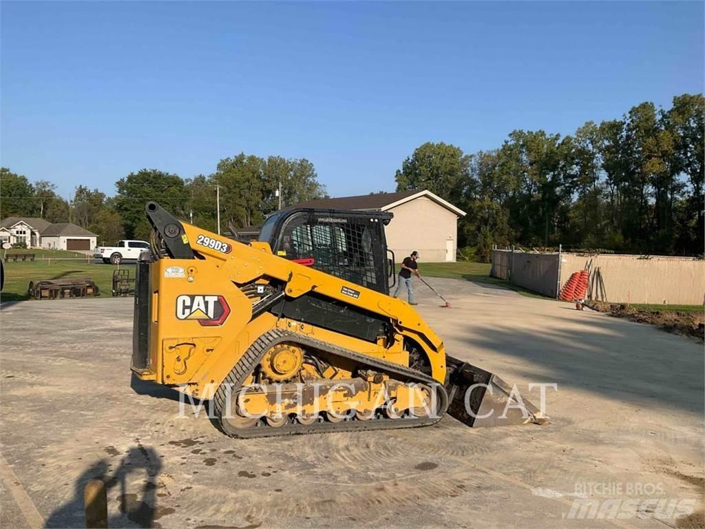 CAT 299D3 AHQB Šmykom riadené nakladače