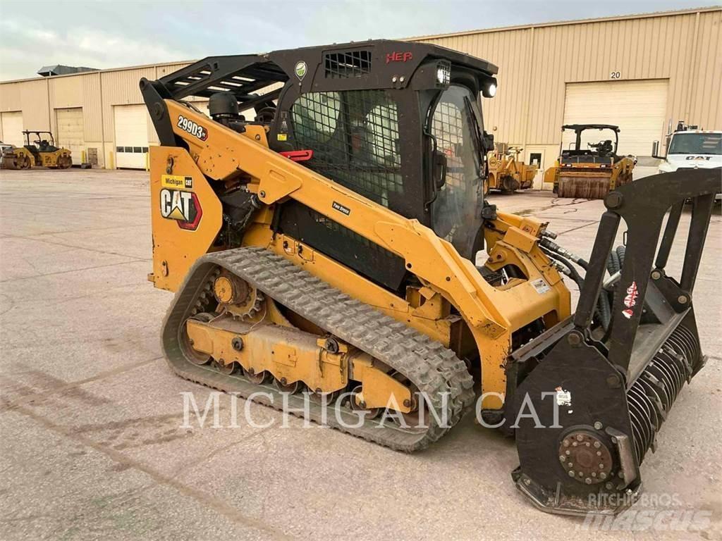 CAT 299D3XE D1AQBR Šmykom riadené nakladače