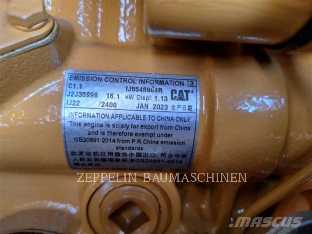 CAT 301.5-05A Pásové rýpadlá