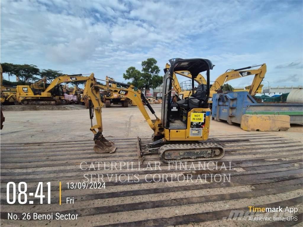 CAT 301.7-05CR Pásové rýpadlá