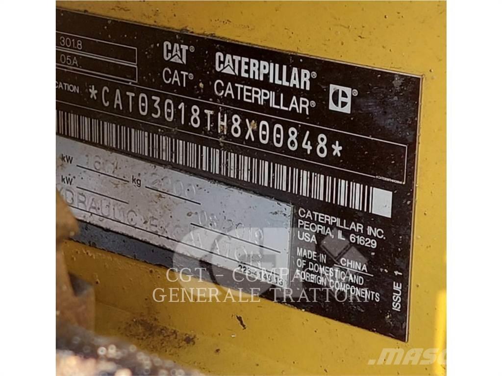 CAT 301.8 Pásové rýpadlá