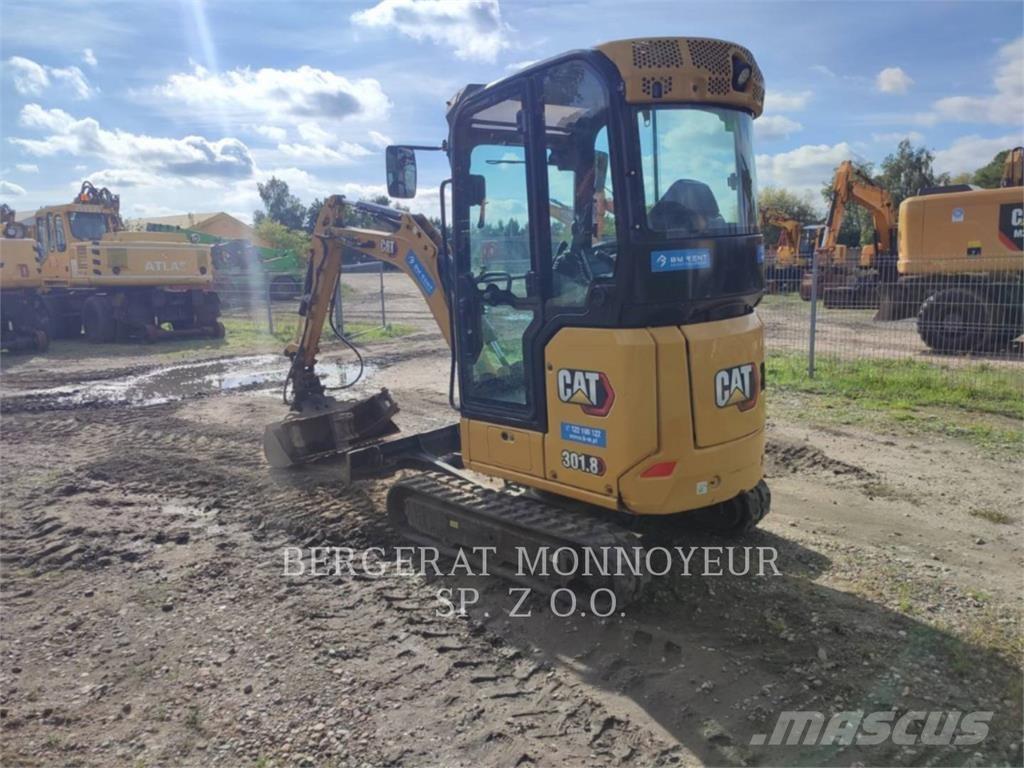 CAT 301.8 Pásové rýpadlá