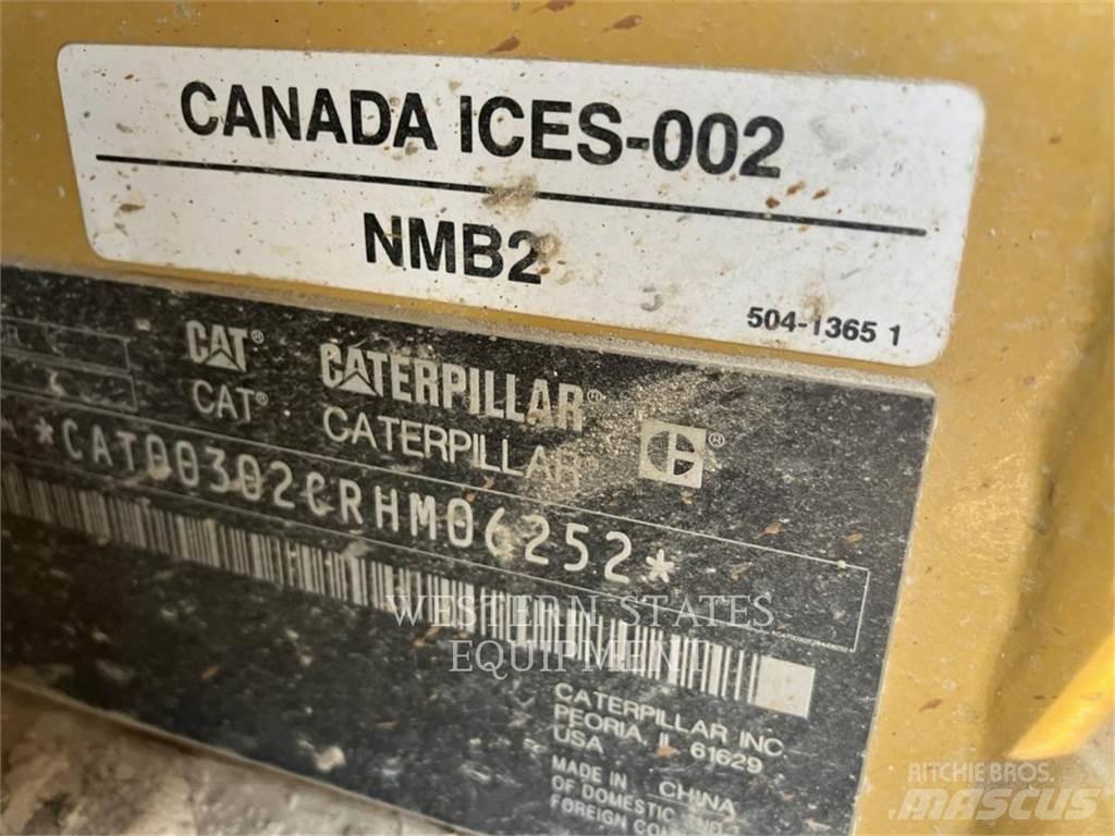 CAT 302 Pásové rýpadlá