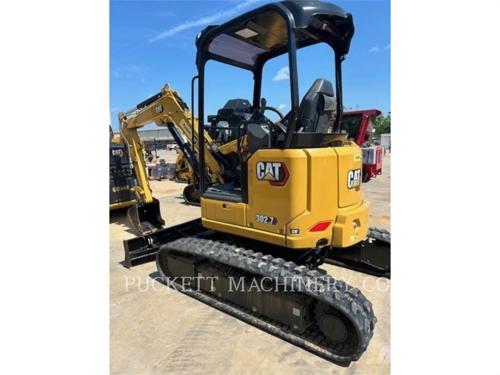 CAT 302.7-07CR Pásové rýpadlá