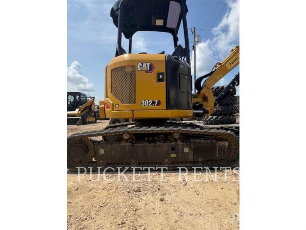 CAT 302.7-07CR Pásové rýpadlá
