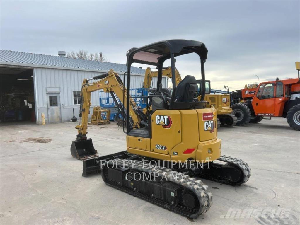 CAT 302.7-07LO Pásové rýpadlá