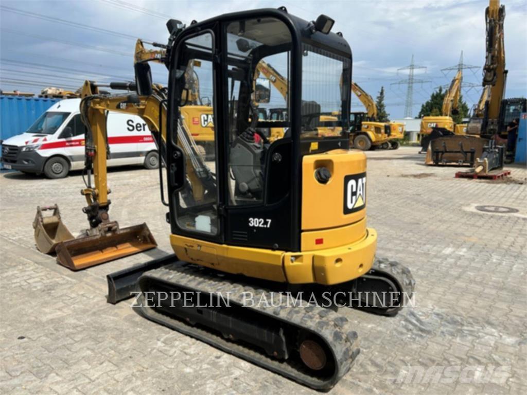 CAT 302.7D Pásové rýpadlá
