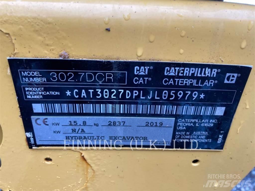 CAT 302.7D CAB Pásové rýpadlá