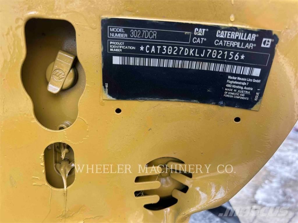 CAT 302.7DC1TH Pásové rýpadlá
