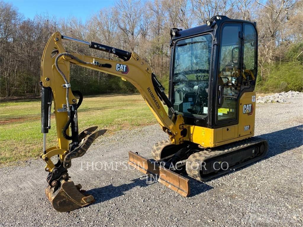 CAT 302CR Pásové rýpadlá