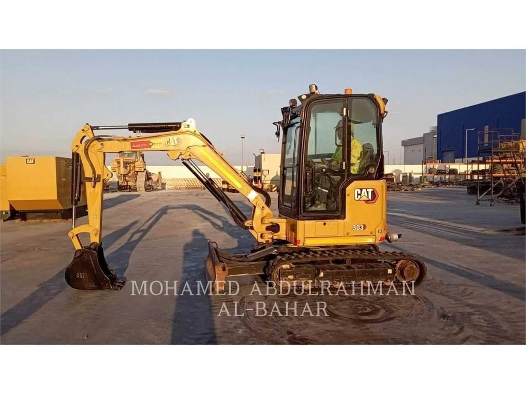 CAT 303-07 Pásové rýpadlá
