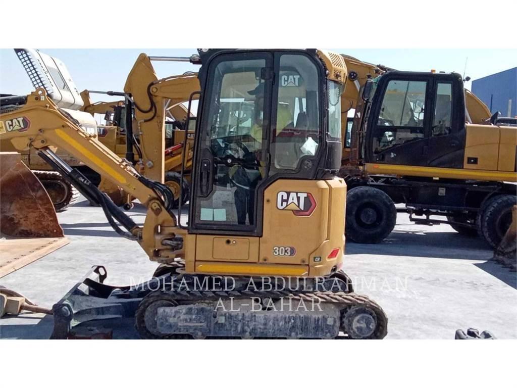 CAT 303-07CR Pásové rýpadlá