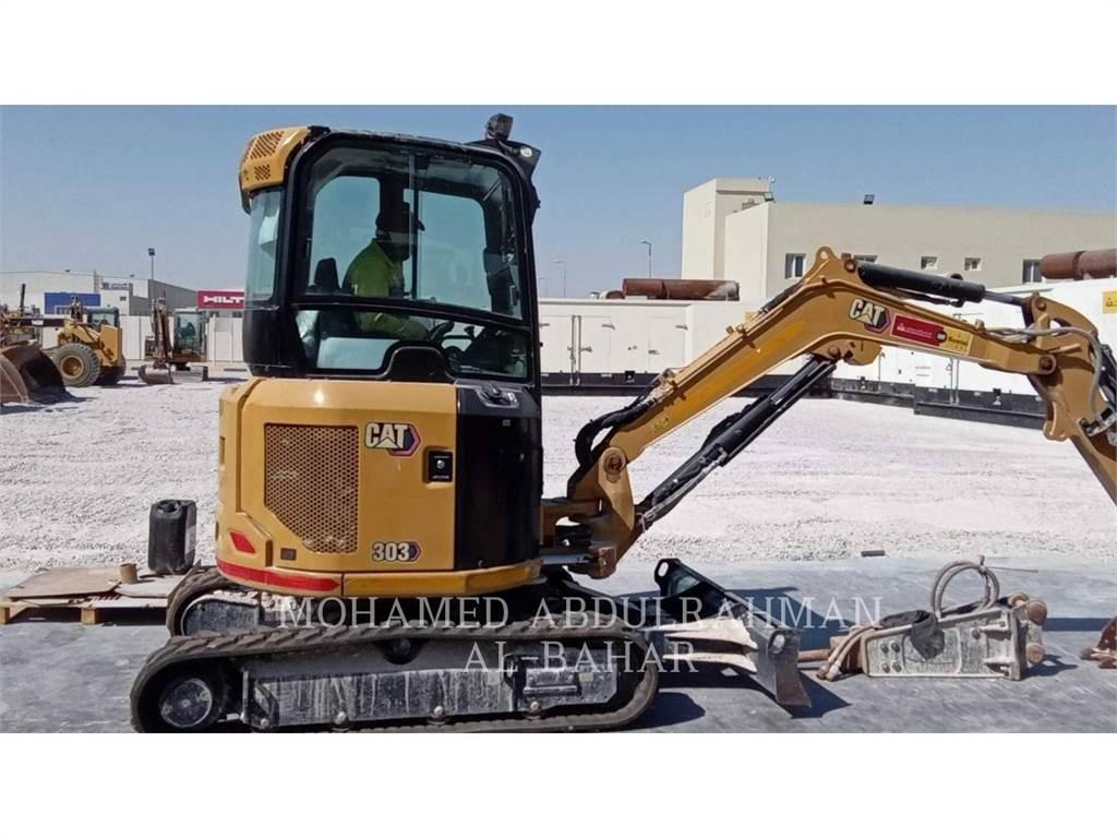 CAT 303-07CR Pásové rýpadlá