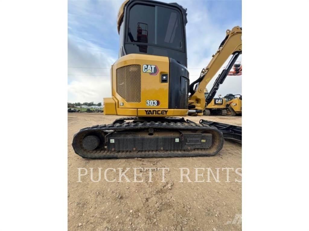 CAT 303-07CR Pásové rýpadlá