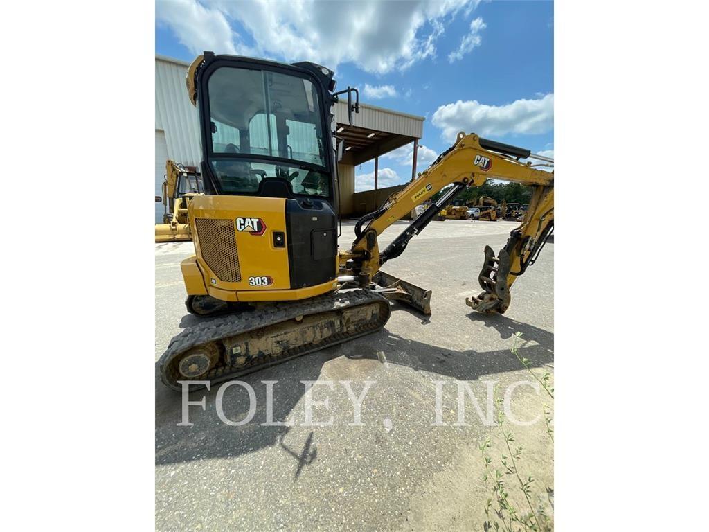 CAT 303-07CR Pásové rýpadlá