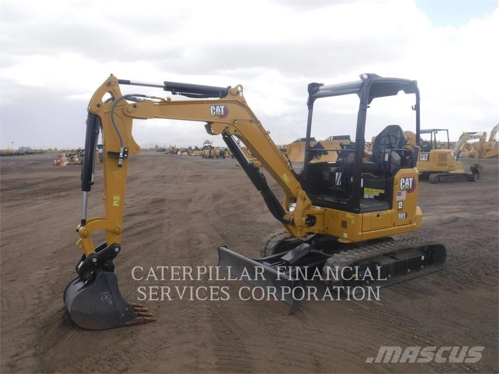 CAT 303-07CR Pásové rýpadlá
